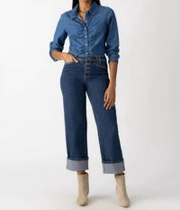 Sanctuary - Luna Cuffed Denim Pant