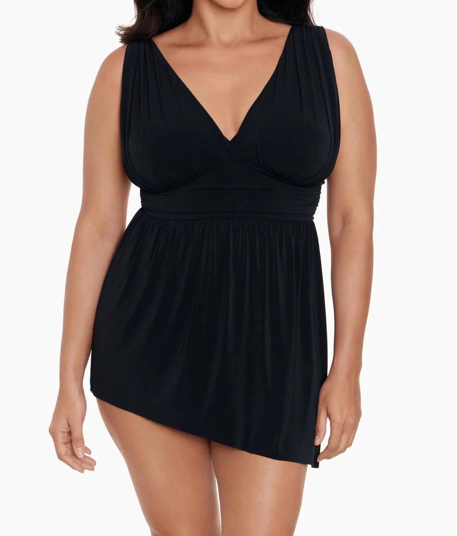 Longitude - Long Torso Goddess Flyaway Swim Dress
