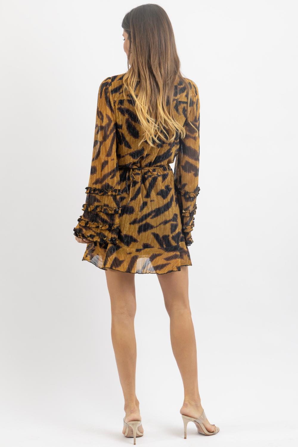 Fore Collection - Myko Wrap Mini Dress