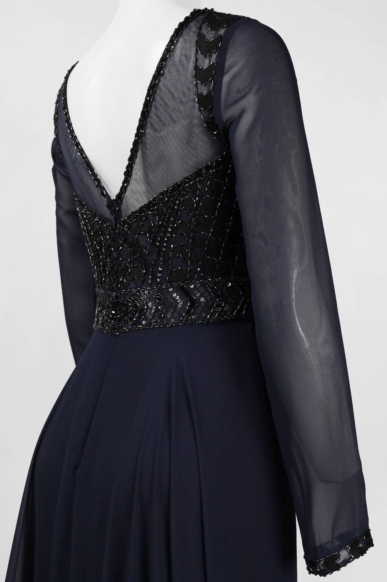 Sue Wong - Beaded Bodice Evening Dress