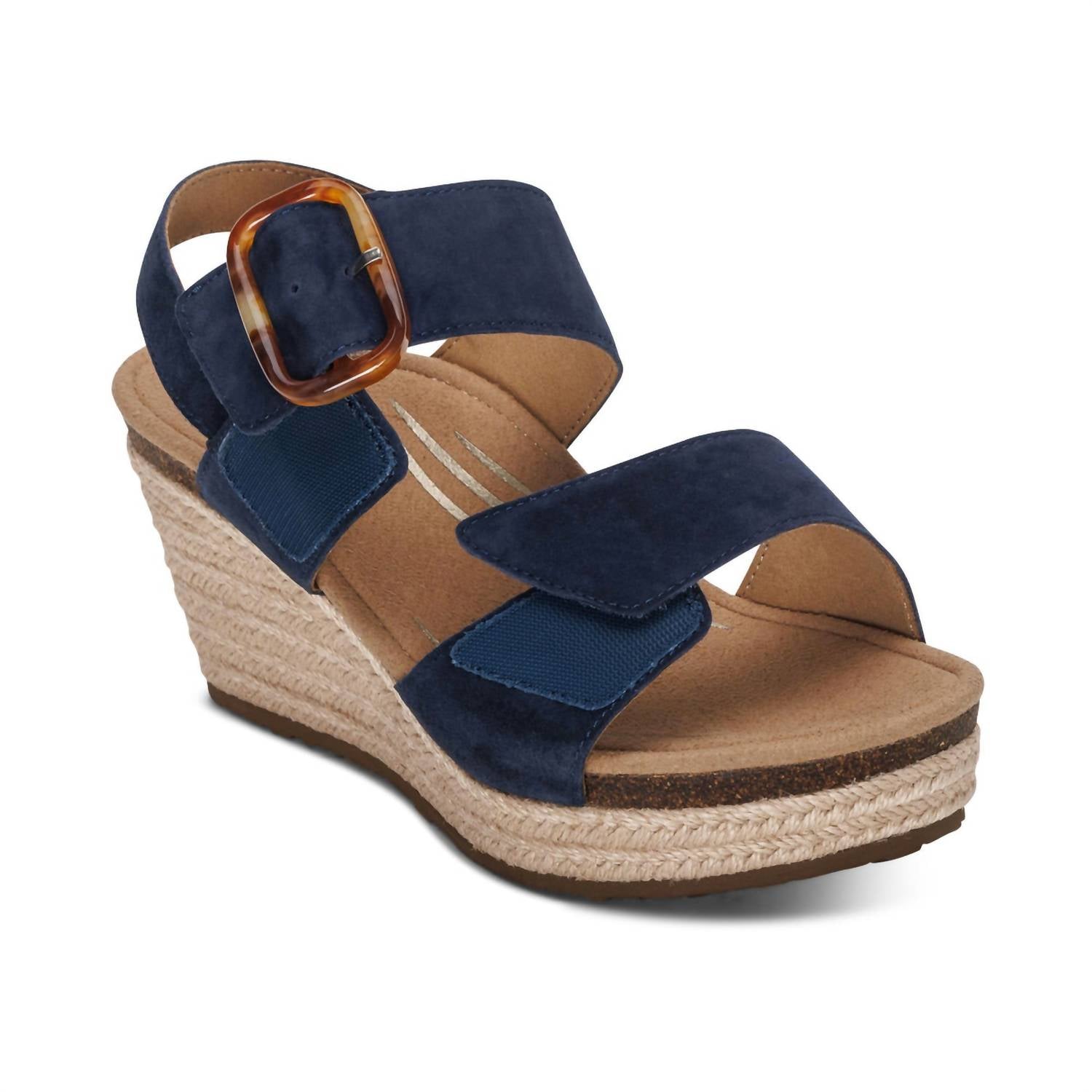 Aetrex - Women's Ashley Arch Support Wedge Sandals