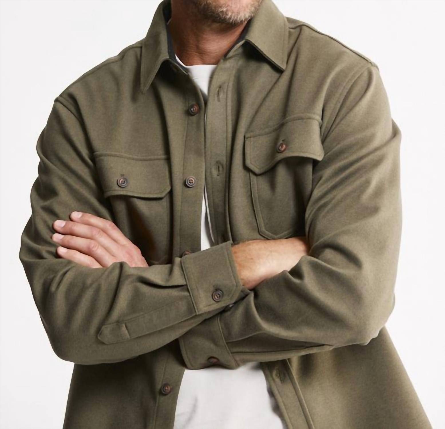 Jachs New York - Brushed Twill Overshirt