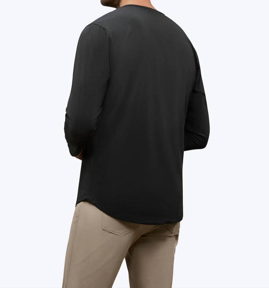 Cuts - Ao Long Sleeve Curve-hem Tee