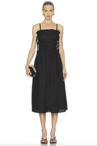 Cult Gaia - Ruffled Tie Midi Dress