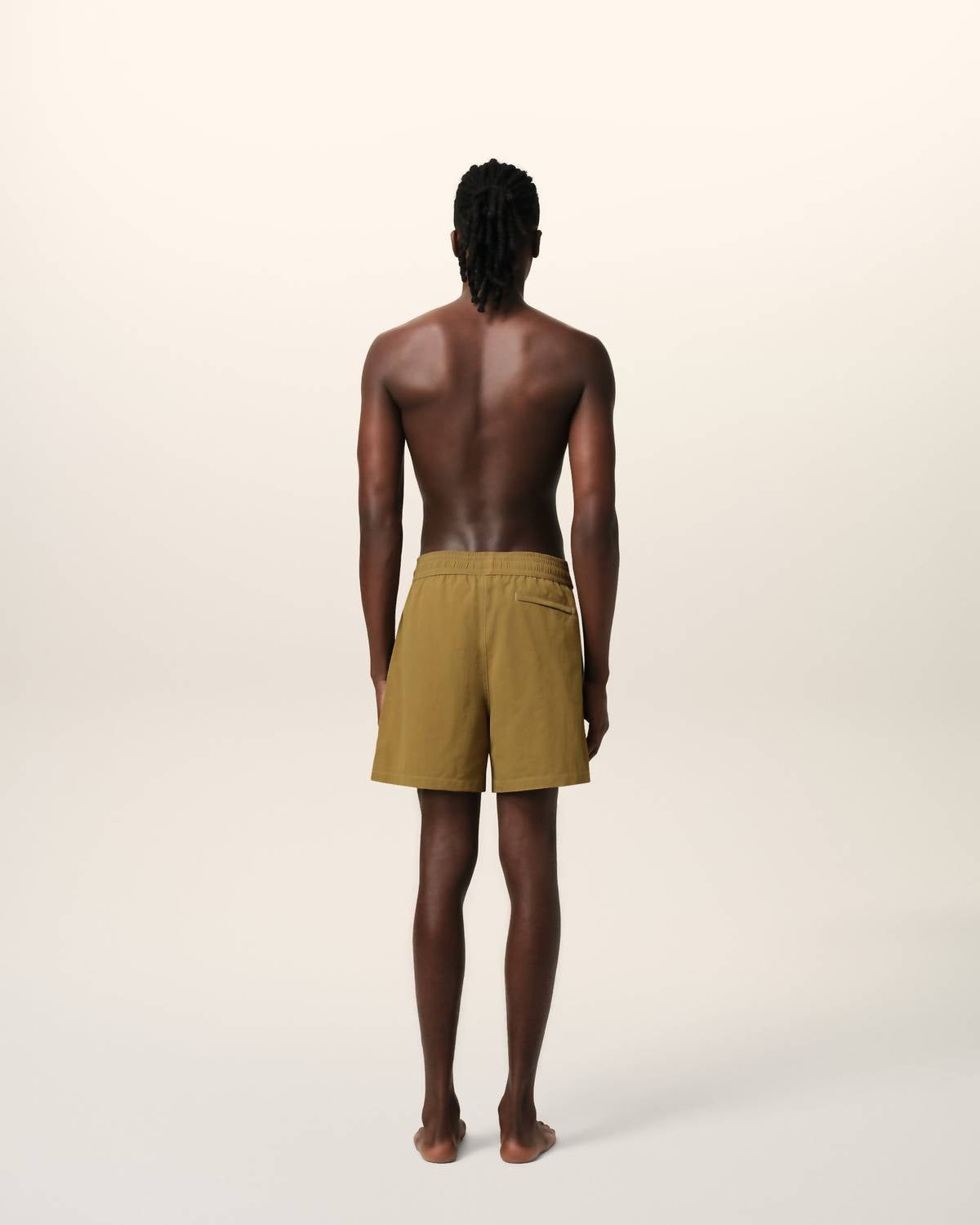 Ami Paris Beach Shorts in havana - men's swimwear - alternate view