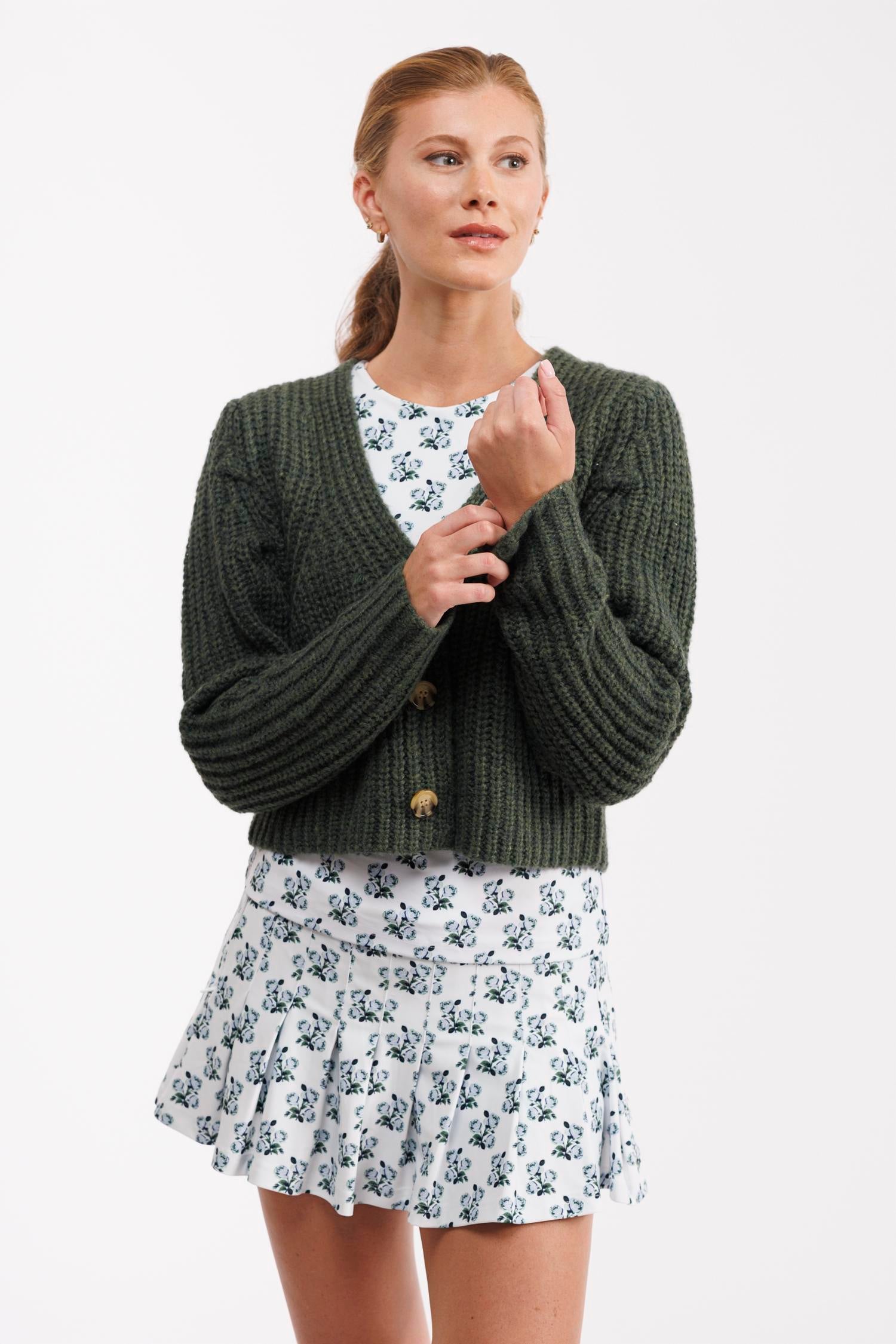 SMITH & QUINN Women's Hyacinth Sweater in rosemary - women's sweater - alternate view