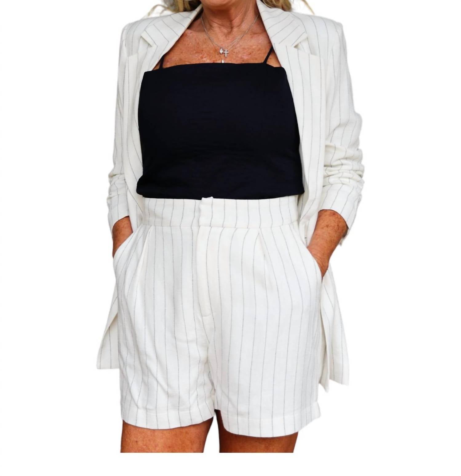 Bishop + Young - Ticket To Paradise Sorrento Stripe Short