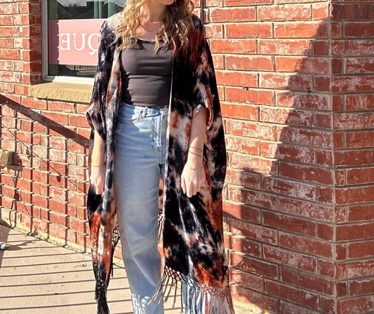 Angie - Velvet Duster