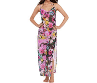 Steve Madden - Mesh Cowl Neck Maxi Dress