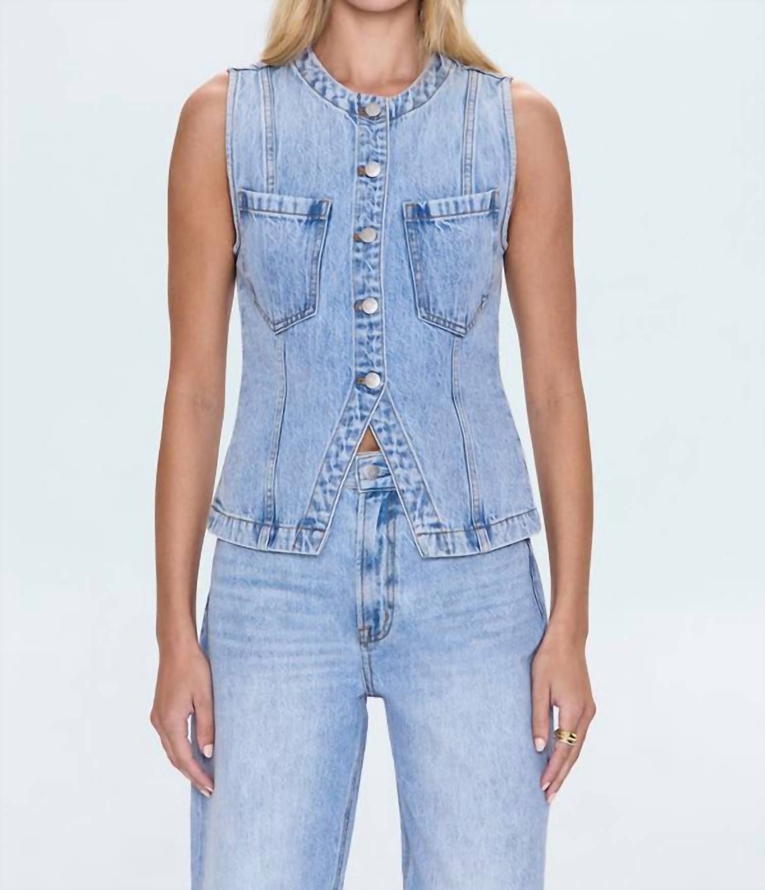 Pistola - Gia Fitted Collarless Vest