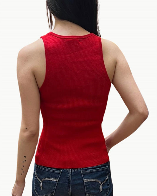 White + Warren - Superfine Merino Ribbed Tank