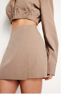 Good American - Poplin Wrap Skirt