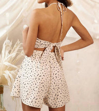Endless Blu. - Ditsy Bandeau Romper