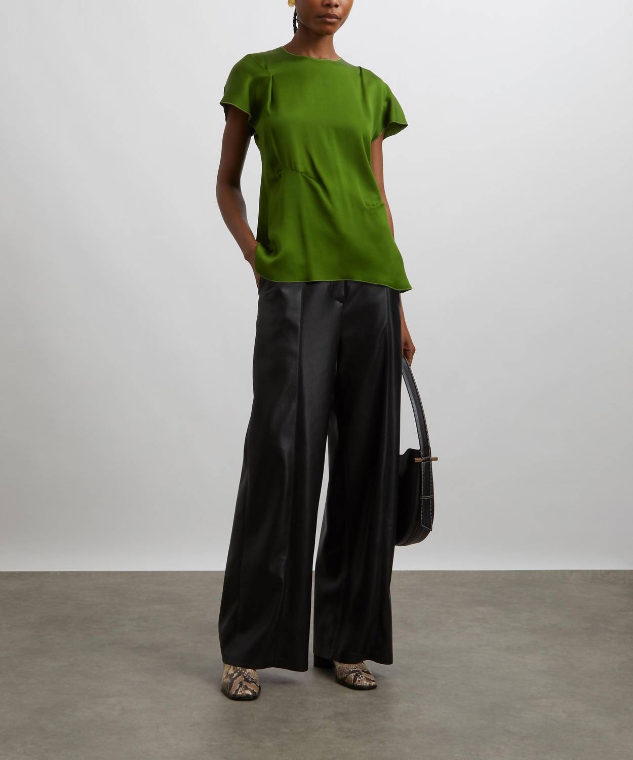 Victoria Beckham - Draped Pleated Detail Top