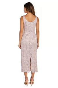 R&M Richards - Sequin Lace Two-piece Jacket Dress