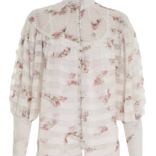 Zimmermann - WOMEN'S DANCER TUCK BLOUSE