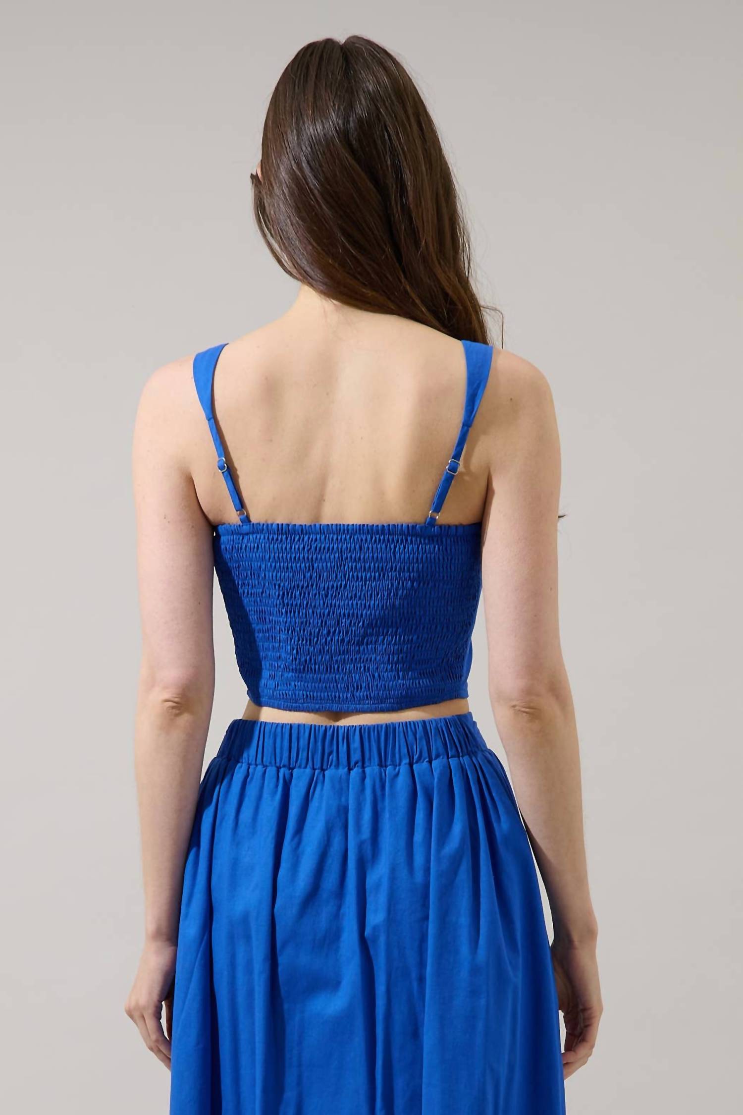Sugarlips - Epsie Smocked Crop Top