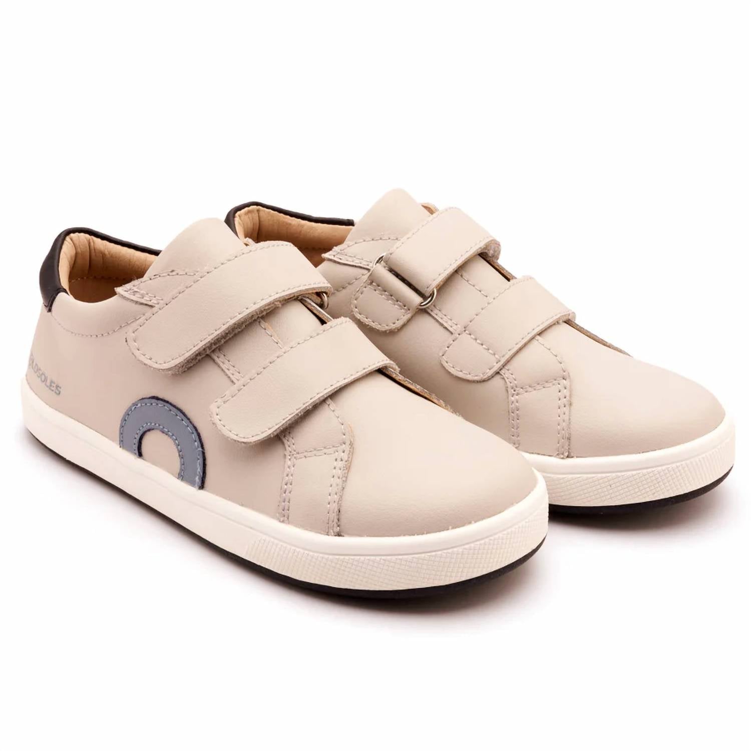 Oldsoles - Kid's Kix Double Strap Vl Half Circle Sneaker