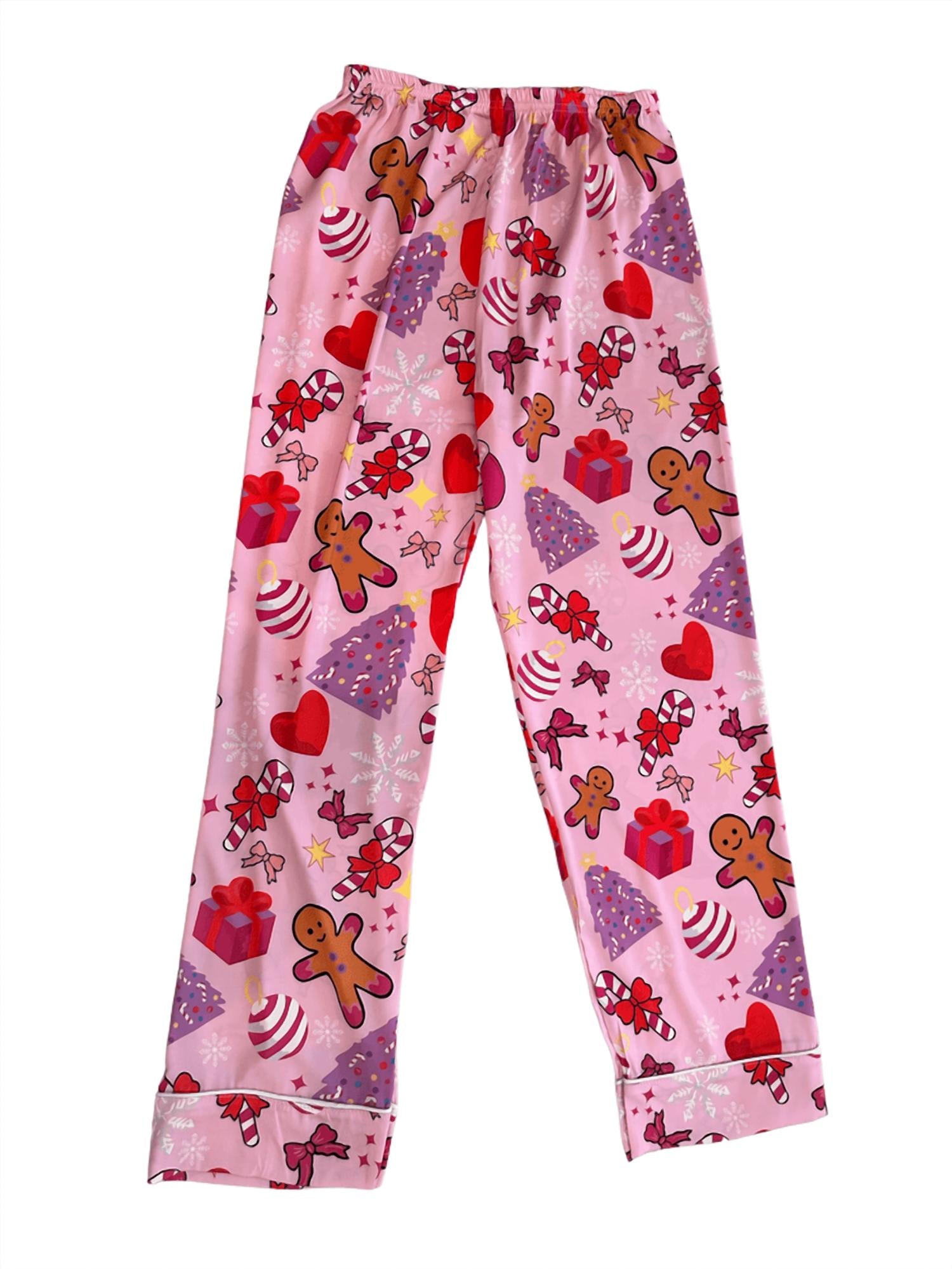 Lola + The Boys - Girl's Lola's Christmas Silk Set