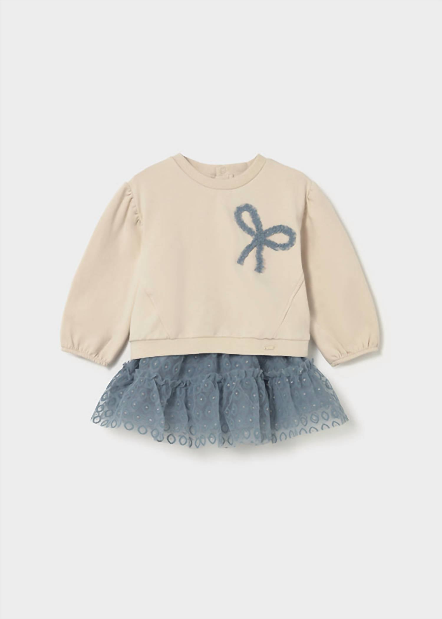 Mayoral - Girl's Bow Pullover And Tulle Skirt Set