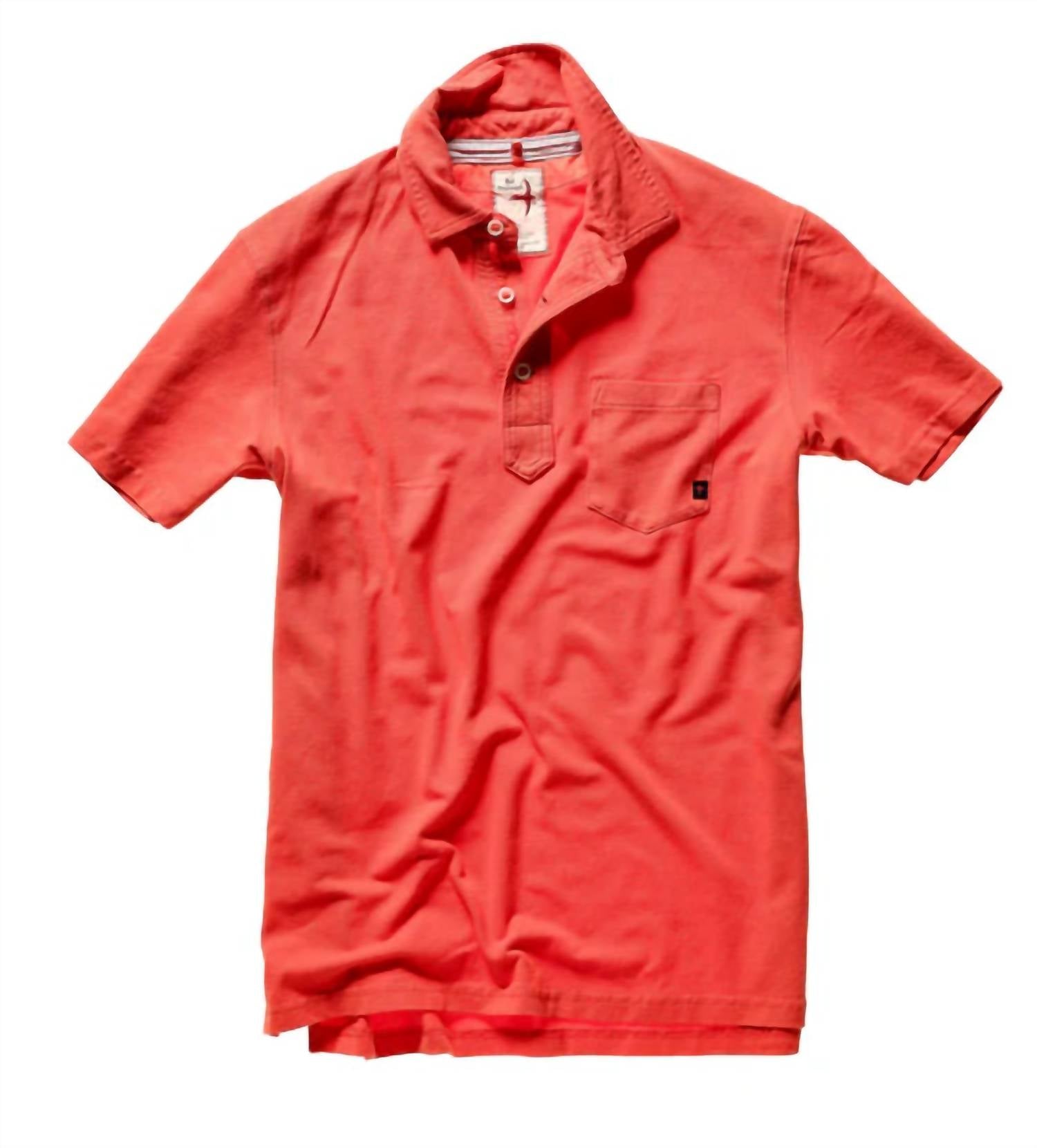 Relwen - Men's Pique Slot Polo