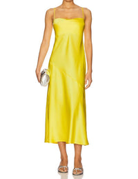 Susana Monaco - Satin Bias Cut Slip Dress
