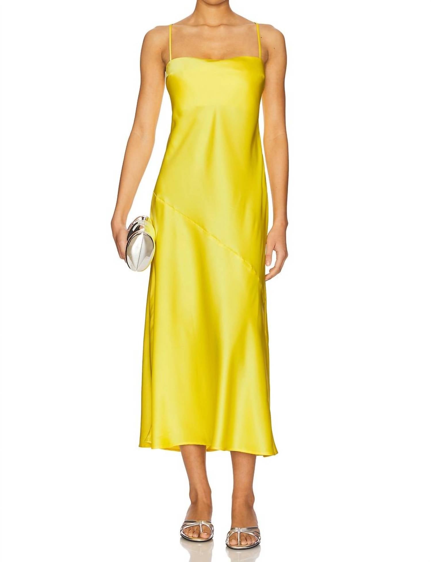Susana Monaco - Satin Bias Cut Slip Dress