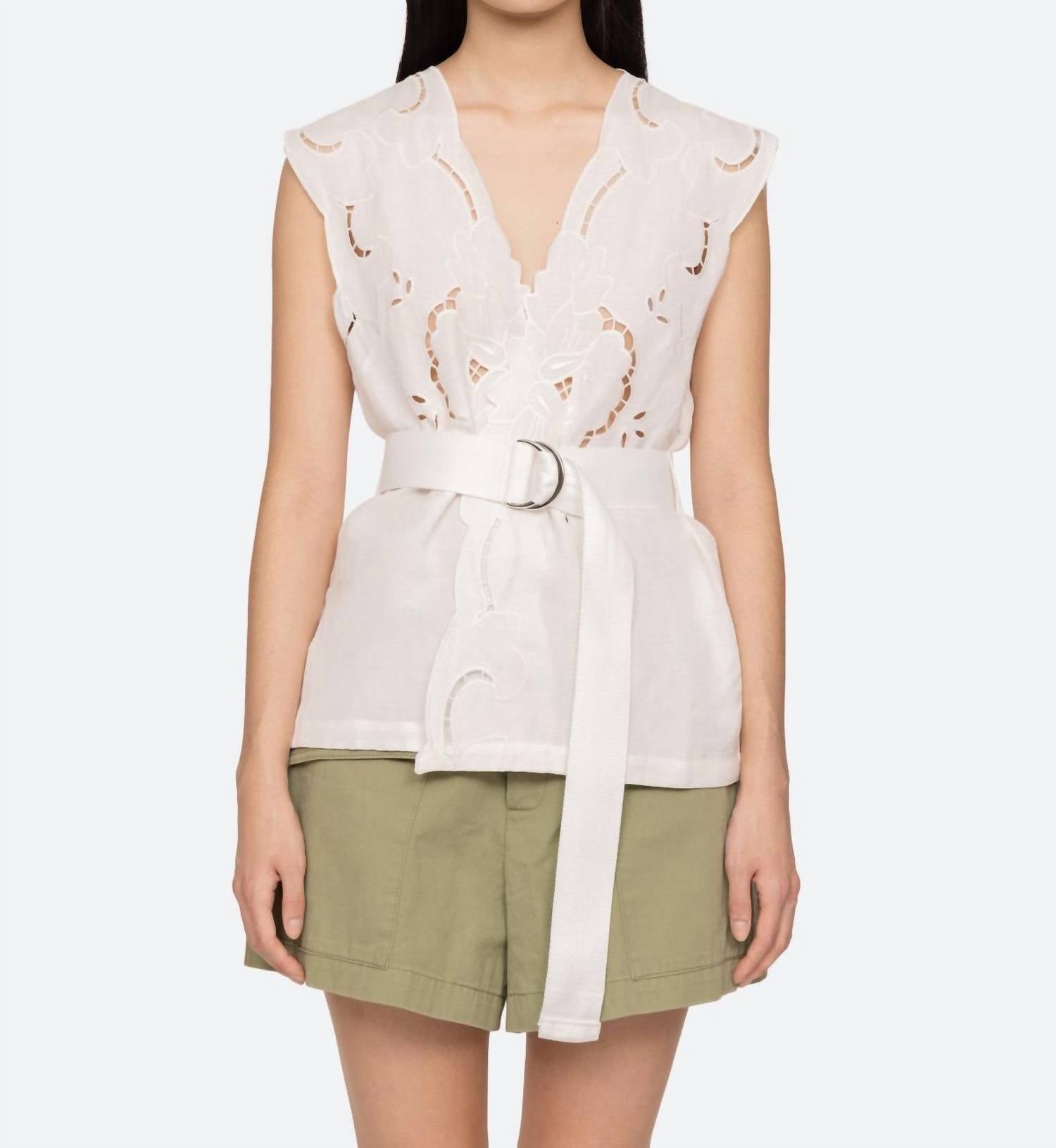 Sea - Dahlia Eyelet Vest