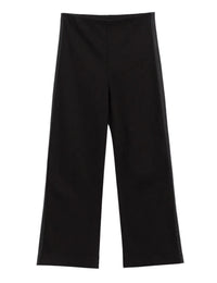 Frank & Eileen Westport Illusion Wide-leg Pull-on Jeans in black tuxedo - women's jeans - view 5
