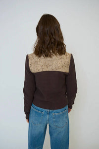 Central Park West - Halsey Tweed And Sweater Jacket