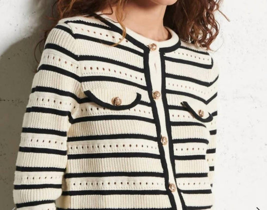 Suncoo - Ganeo Striped Cardigan