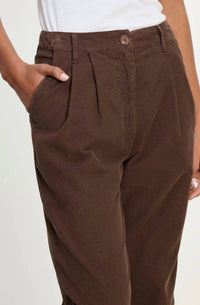 Velvet by Graham & Spencer Gail Relaxed Trousers in bark - women's pants - view 4