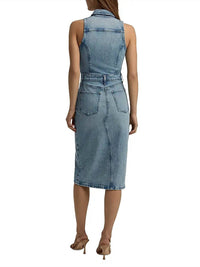 Favorite Daughter - The Halter City Denim Midi Dress