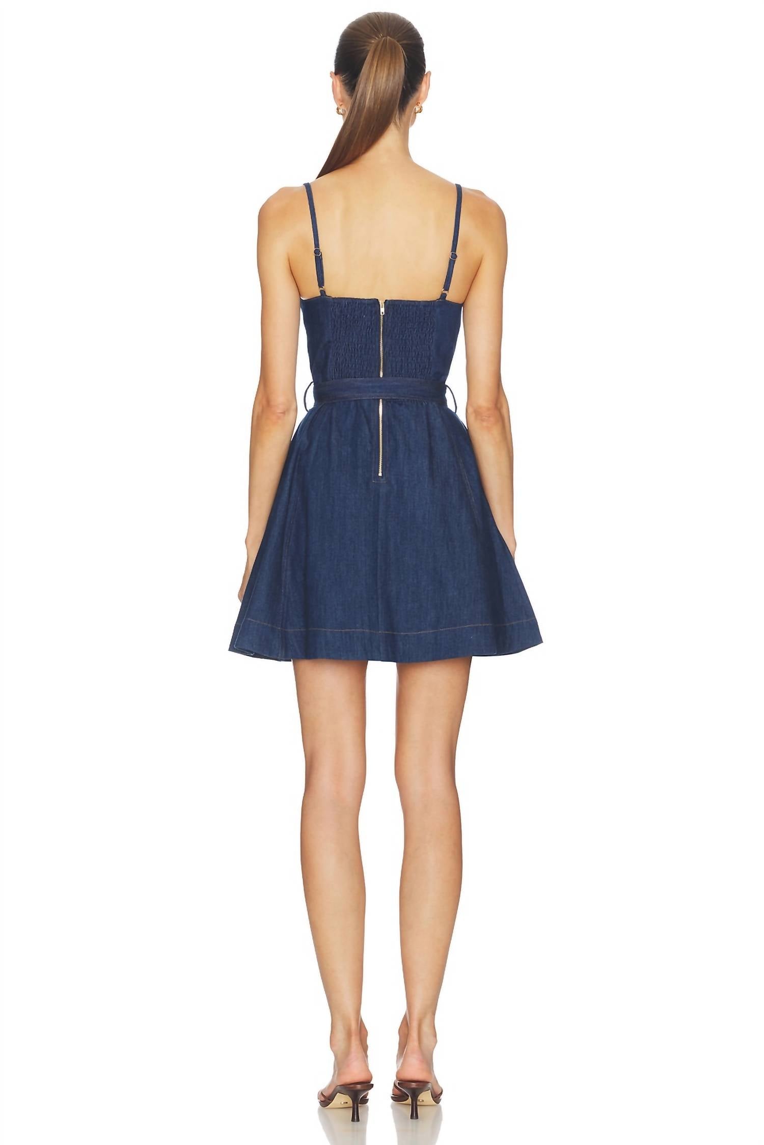Karina Grimaldi - Lola Denim Mini Dress