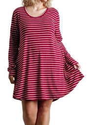 Umgee - Striped Casual Dress