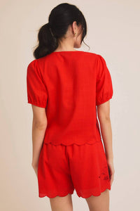 Gilli - Summer Sunsets Top And Short Set