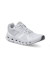 On Women's Cloudrunner Running Shoes in white frost - women's sneaker