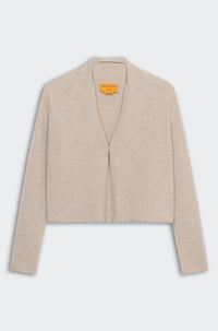 Guest In Residence Stealth Cardigan in residence stealth cardigan in taupe - women's cardigan - alternate view
