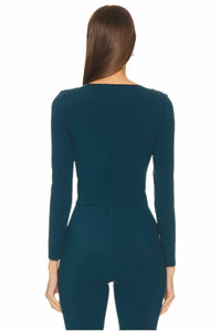 Bandier - Deep V-neck Top
