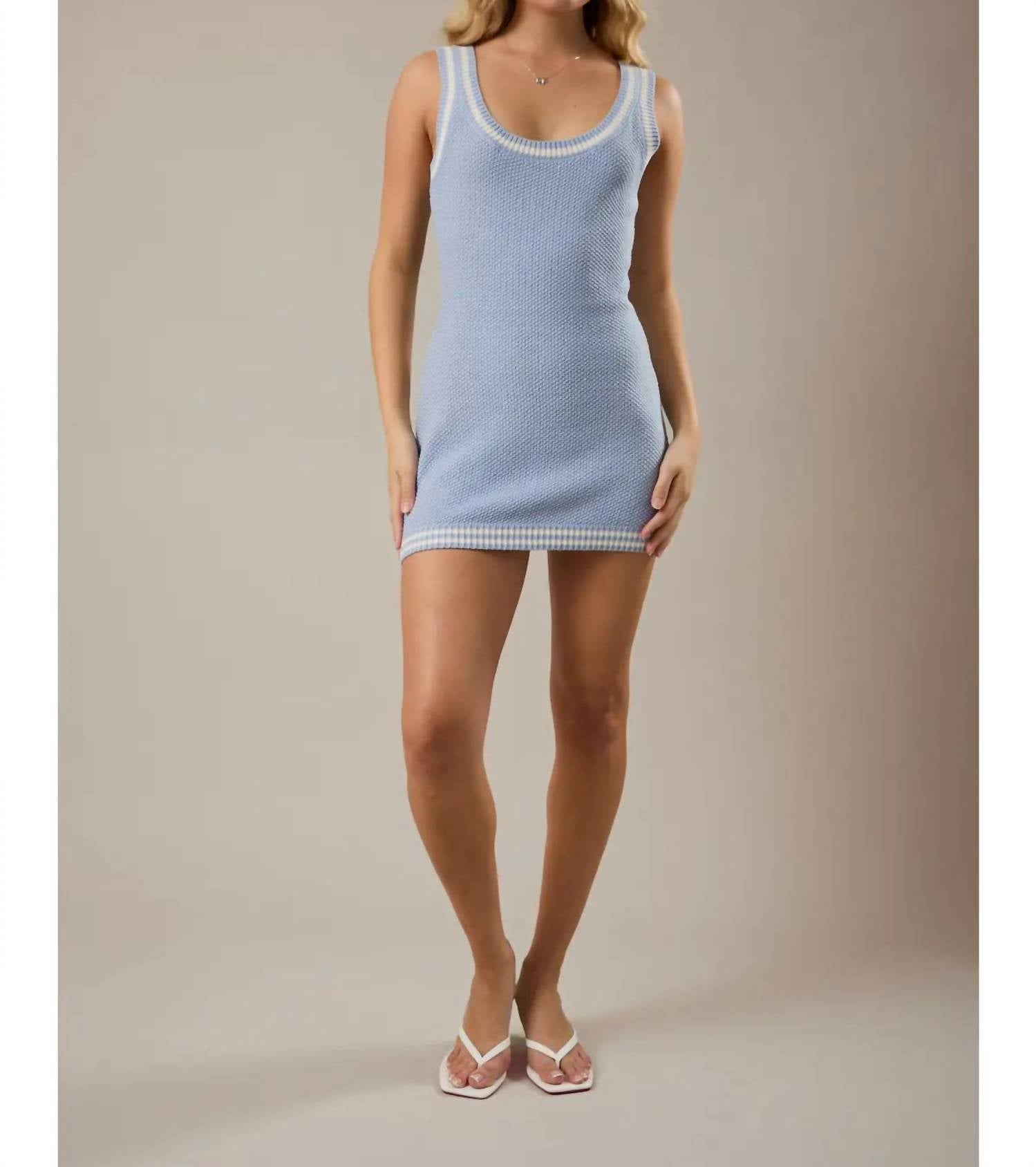 Le Lis - The Tulum Tide Knit Mini Dress