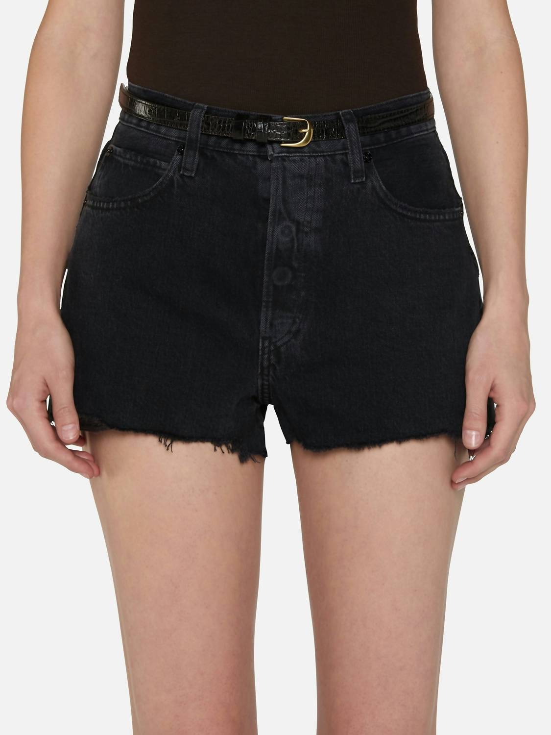 FRAME The Dare Short in forbidden - women's shorts
