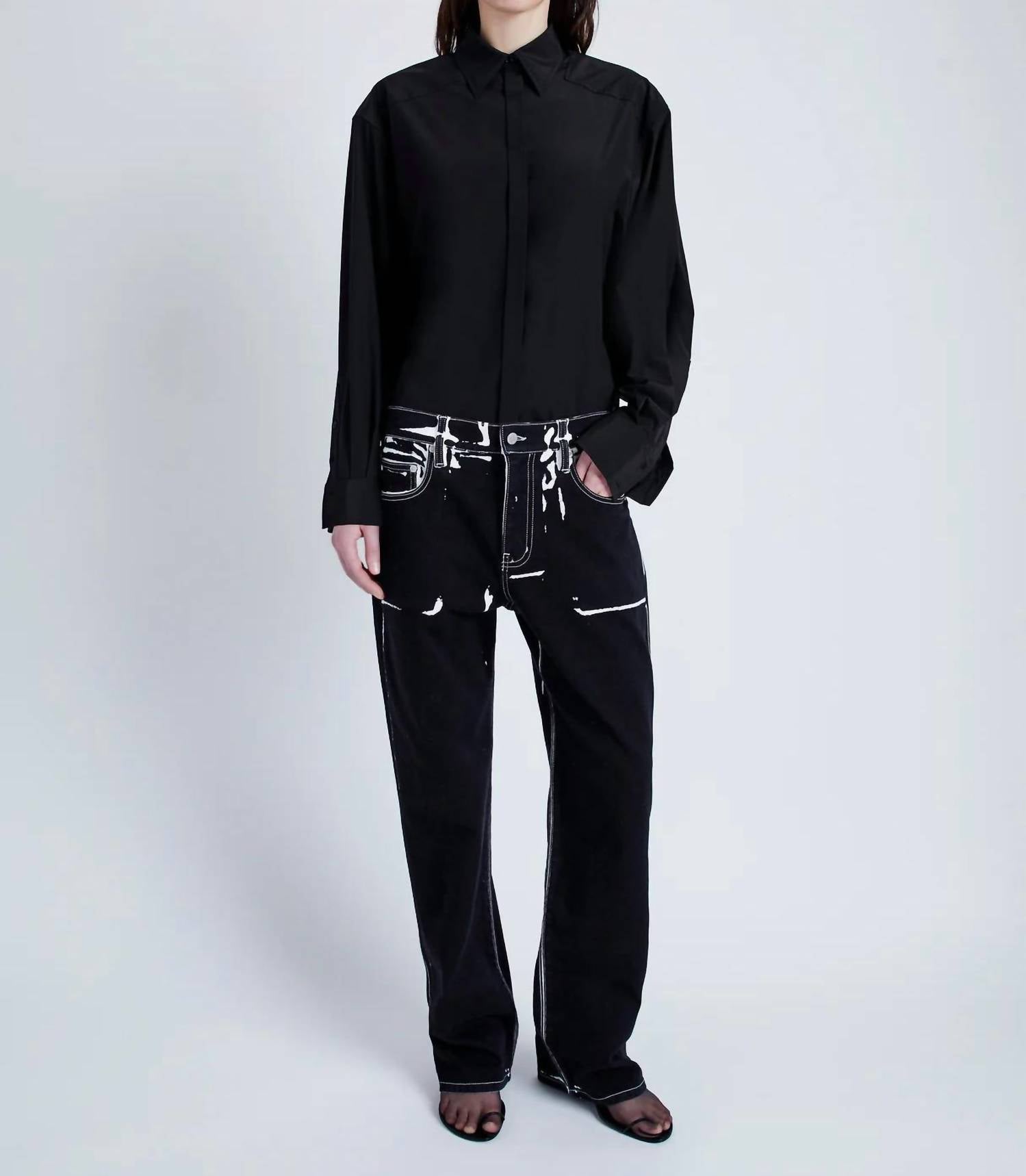 Proenza Schouler - Demi Button Down Blouse