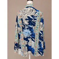 Pol - Oversized Long Sleeve Button Top