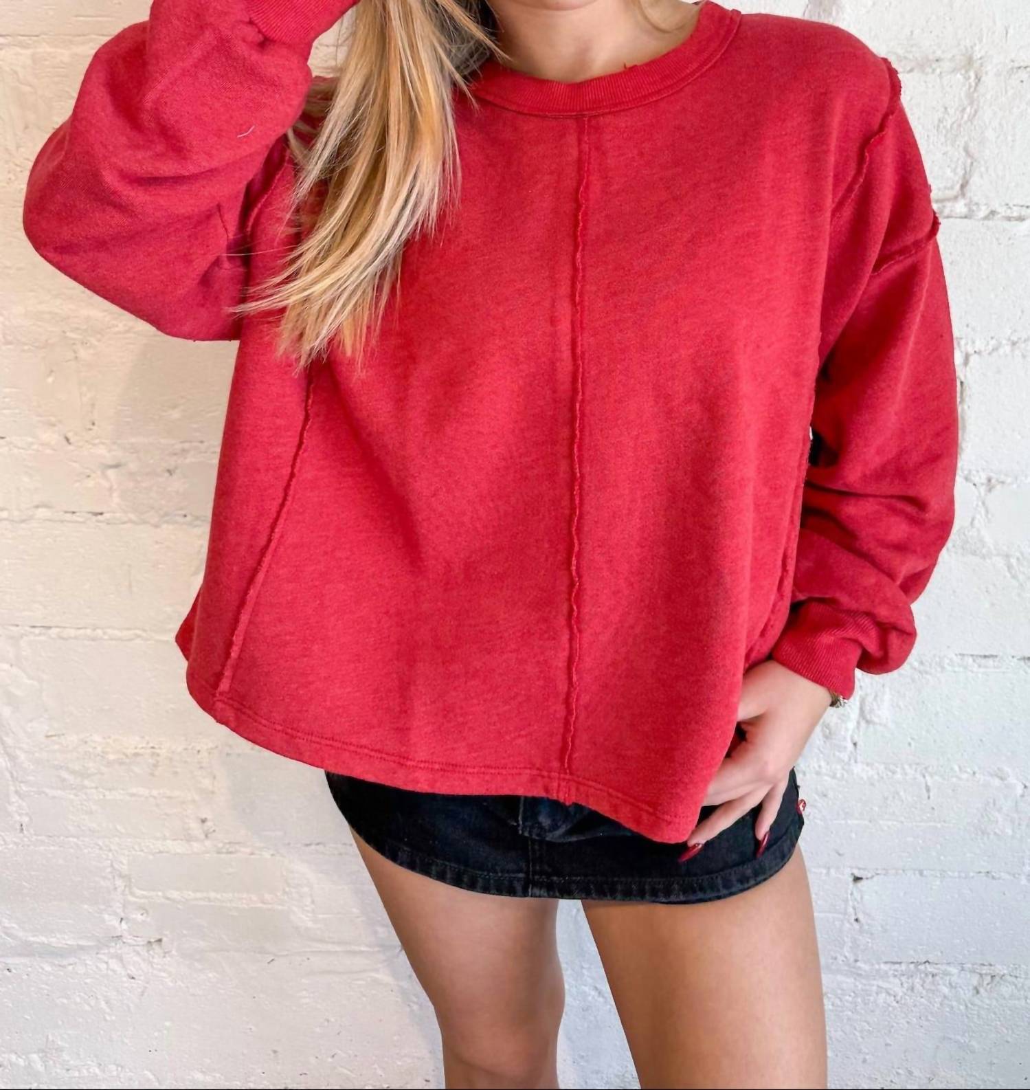 Project Social T - Livy Seamed Pullover