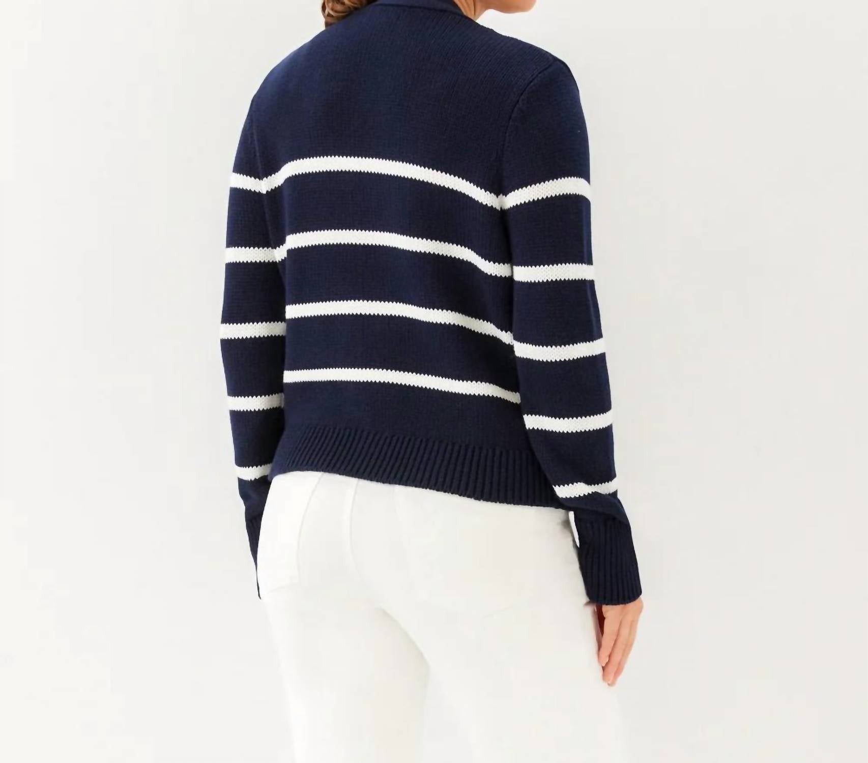 Karen Kane - Stripe Sweater Cardigan