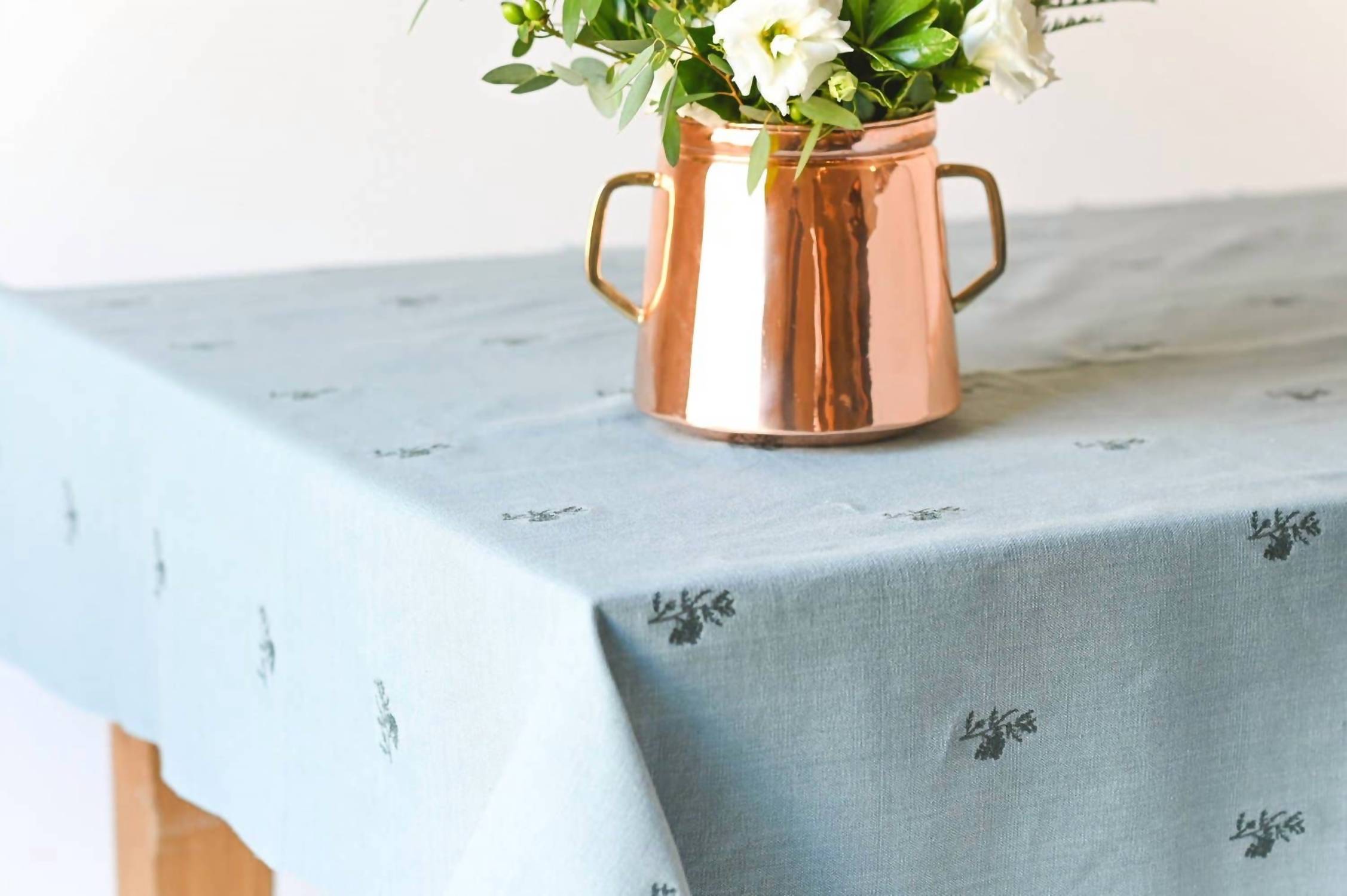 Galley And Fen - Fleur Embroidered Tablecloth