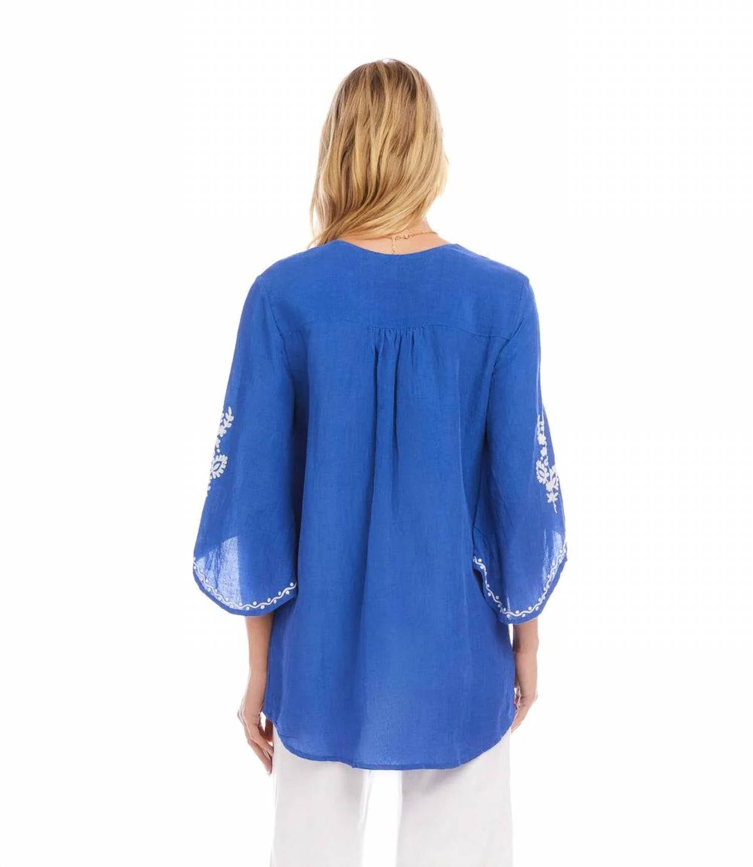 Karen Kane - Bracelet Sleeve Asymmetric Top