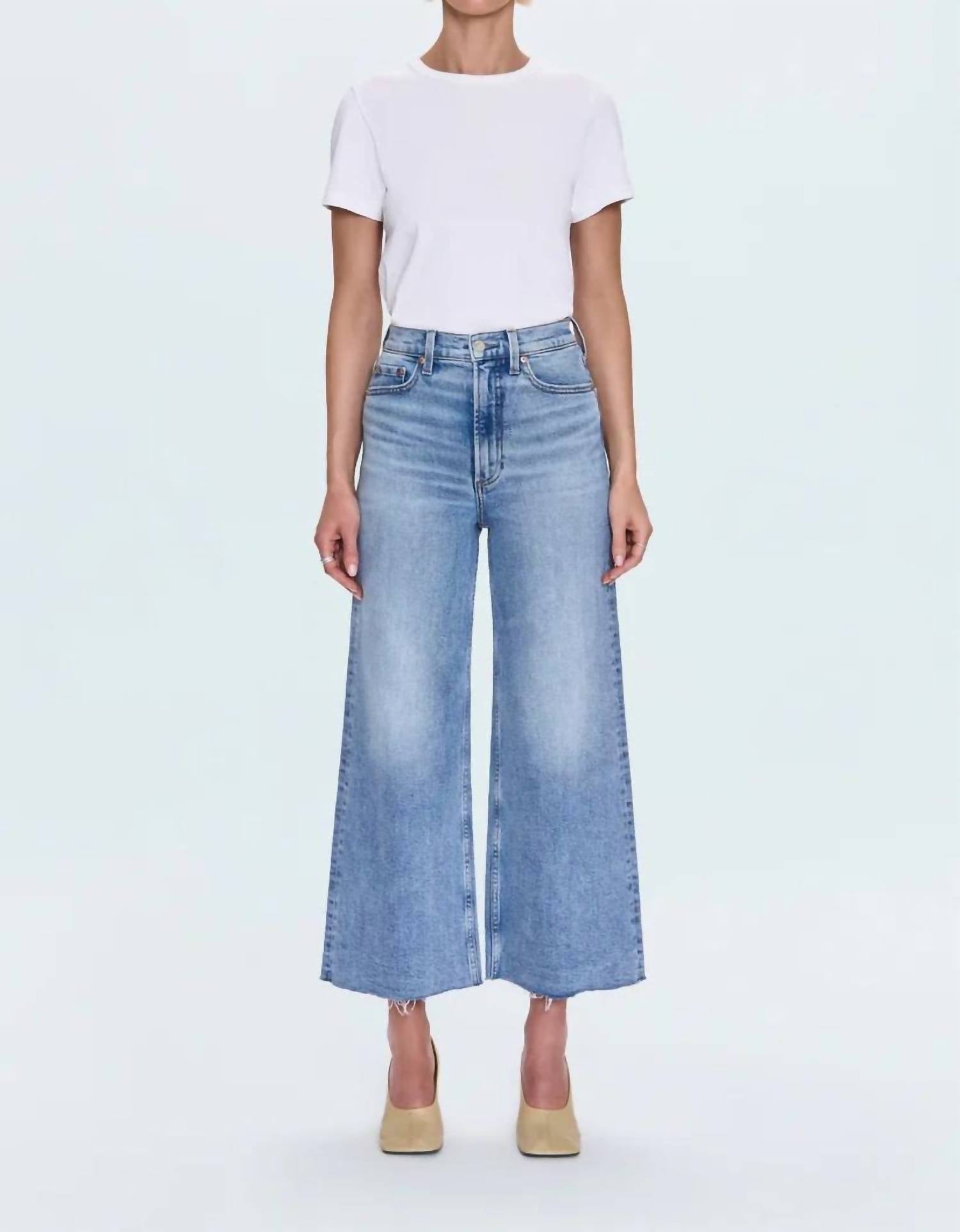 Pistola - Lana Crop High Rise Ultra Wide Jeans