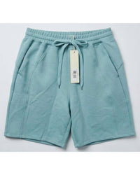 Yelete Unisex - Scuba Short With Pockets in light blue - women's shorts
