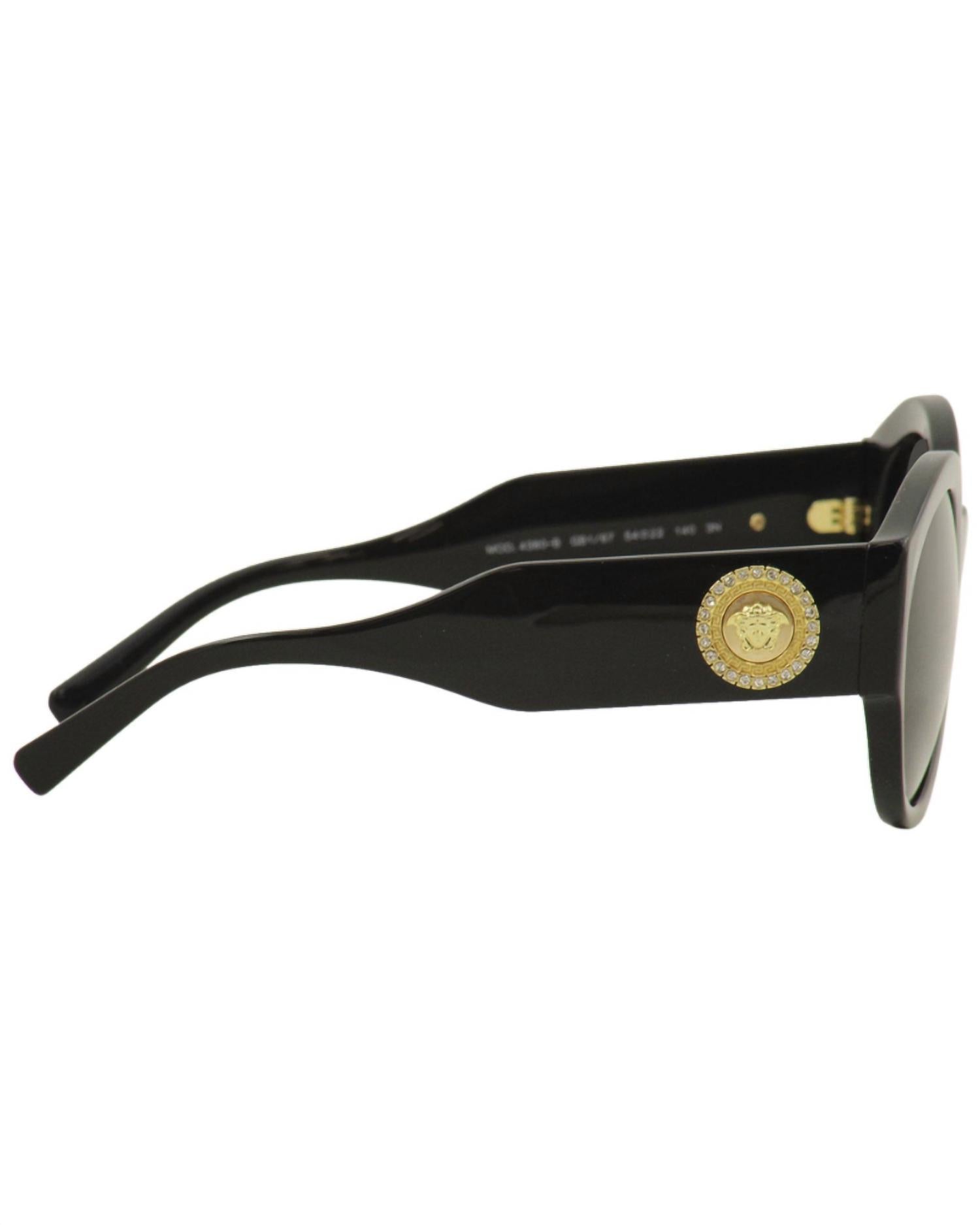 Versace - Women's Ve4380b Medisa Logo Oval Non-polarized Sunglasses